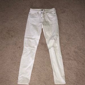 high wasted forever 21 skinny jeans